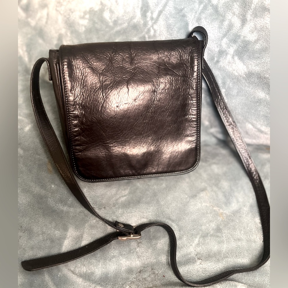 Wilson’s Leather soft black crossbody bag